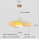 Nordic Cream Fabric Pendant Lights For Dining Room Chandeliers Ljojo
