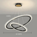 Modern Ring LED Pendant Light for Living Room by Ljojo - Stylish Chandelier for Home Decor