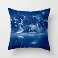 Blue Pattern Cushion Cover 45*45cm Pillowcase for Bedroom Sofa Home Decor by Ljojo