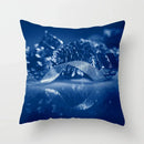 Blue Pattern Cushion Cover 45*45cm Pillowcase for Bedroom Sofa Home Decor by Ljojo