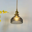 Ljojo Modern Amber Green Glass Pendant Lights for Kitchen Dining Room Decor