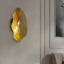Ljojo Gold Foil Wall Lamps - Retro Italian Designer Lights for Living Room Hallway Decor