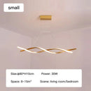 Modern LED Chandelier Hanging Light | Minimalist Home Decor Pendant Lamps by Ljojo