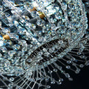 Ljojo Luxury Crystal Chandelier for High Ceiling Living Room