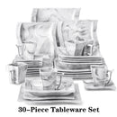 Ljojo Marble Porcelain Dinnerware Set - 30/60PCS Tableware Set