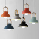 Ljojo Modern Adjustable Macaron E27 Pendant Light for Bedroom Kitchen Dining Table