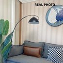 Ljojo Matte Black Fishing Floor Lamp for Luxury Living Room Lighting