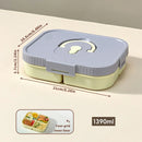 Ljojo Refrigerator Fresh-keeping Box 3/4/6 Grids Onion Garlic Pepper Storage Organizer