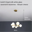 Nordic Design LED Pendant Lights: Sleek Glass Bubble Hanging Lamp by Ljojo