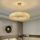 Ljojo Luxury Crystal Living Room Chandelier - Elegant Dining Room Pendant Lamp & Ceiling Light