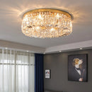 Ljojo Luxury Crystal Ceiling Lights Chrome/Gold LED Lamps for Home & Hotel Decor