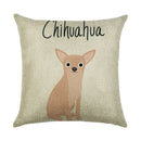 Ljojo Linen Pillowcase: Cartoon Digital Print Pattern for Office, Car, Home Sofa