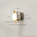Ljojo Marble Glass LED Wall Light for Home Decor