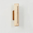 LED Wall Lamp Wabi Sabi Style in Yellow Travertine - Ljojo