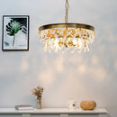 American Classic Crystal LED Pendant Chandelier for Living Room Bedroom by Ljojo