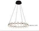 LED Pendant Light Luxe Glass Acrylic Chandelier | Ljojo