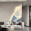 LED Mountain Wall Light with Sunset Effect - Modern Landscape Mural Lamp by Ljojo