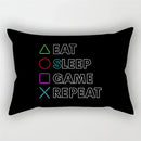 Ljojo 30x50cm Gamer Handle Print Pillowcase for Sofa, Car Seat, Gaming Room
