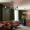 Luxury Restaurant LED Ceiling Pendant Lights Minimal Hanging Fixture by Ljojo for Villa Lobby Dinning Living Room