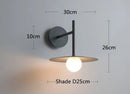 Nordic Designer LED Wall Light for Bedroom Black Indoor Lighting by Ljojo