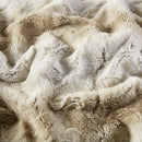 Ljojo Leopard Faux Fur Plush Throw Blanket for Couch Sofa Bed Glamorous Living Room Decor