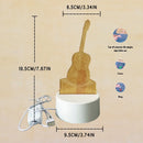 3D Guitar LED Night Light for Music Enthusiasts - Bedroom, Living Room - Ljojo
