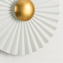 Nordic Stylish LED Wall Pendant Light | Scallop Pleated Wall Lamps by Ljojo