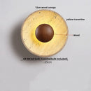 Ljojo LED Wall Lamp Sconce Yellow Travertine Waterproof Outdoor Stair Light