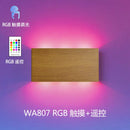 Ljojo LED Touch Wall Lamp Colorful Remote Control Night Light 6W