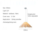 Wabi-Sabi Fabric Chandelier: French Retro Pendant Lamp by Ljojo