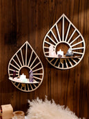 Ljojo™ Floating Crystal Shelf Display for Boho Home Decor in Living Room