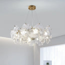 Ljojo Luxury Glass Crystal Chandelier for Living Room, Bedroom, and Study