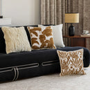 Ljojo Light Luxury Brown Chenille Sofa Pillowcase - Home Decor Piece