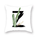 Floral Alphabet Pillow Case by Ljojo: Home & Car Decorative Cushion Cover