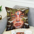 Ljojo 40x40 Jane Koluga Art Pillow Cover for Home Decor and Car Sofa Fall Theme