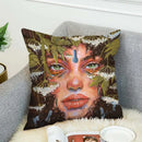 Ljojo 40x40 Jane Koluga Art Pillow Cover for Home Decor and Car Sofa Fall Theme