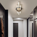 Ljojo 110x22cm Modern LED Ceiling Lights for Bedroom Living Room in Black/White