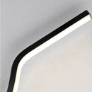 LED Wall Sconce Light 80/100CM Long Strip Bedroom Decor Irregular Black Lamp Ljojo