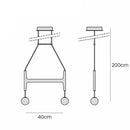 LED Glass Pendant Light Chandelier for Home Decoration - Stylish Minimalist Art Wood Lamps by Ljojo