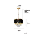 Crystal Pendant Light Modern Luxury Chandelier for Dining Room Bedroom - Ljojo