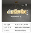 Ljojo Marble Pendant Light with Gold Brass Finish for Home, Hotel, and Bar Decor