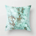 Ljojo Mint Green Geometric Animal Print Pillowcase for Home and Office Decor