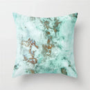 Ljojo Mint Green Geometric Animal Print Pillowcase for Home and Office Decor