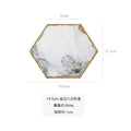 Ljojo Marble Coaster Set for Table Decoration