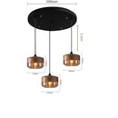 Nordic Wood Grain Color Led Pendant Lamp Modern Glass Pendant Lamp by Ljojo