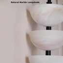 Ljojo Luxury Marble Copper Wall Lamp for Bedroom Living Room Dining Room
