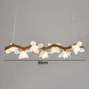 LED Cream Petal Pendant Light Modern Stylish Chandelier by Ljojo for Home Decoration