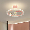 Astronaut Room Pendant Light Dimmable with Remote - Creative Space Starry Sky Eye Protection - Ljojo