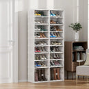 Ljojo™ Heavy Duty Shoe Storage Box Organizer for Entryway, 9 Tiers Stackable Cabinet