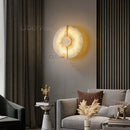 Alabaster Wall Sconce Luxury Bedside Lamp for Living Room by Ljojo